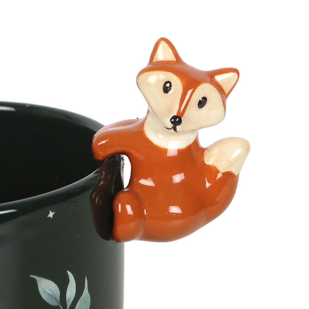 Something Different - Green Forest with Fox Pot - Multicolore